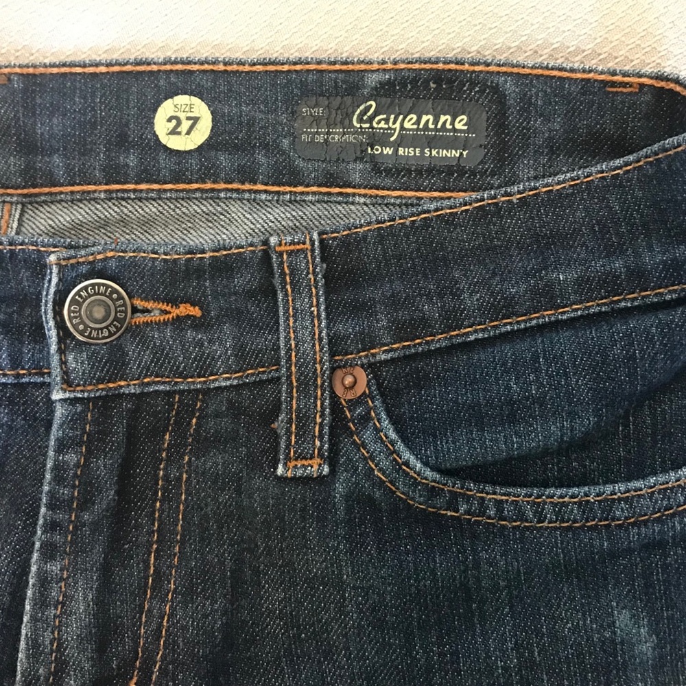 ~Red Engine Vintage Denim Jeans Size 27~ - Picture 7 of 8